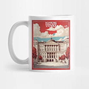 Hofburg Imperial Palace Vienna Austria Vintage Travel Poster Tourism Mug